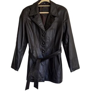 Women's Black Leather Jacket